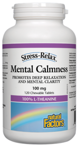 Mental Calmness 100 mg, Stress-Relax® 120's chewable