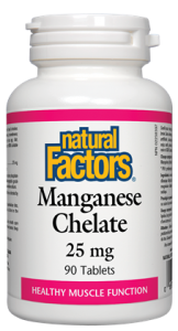 Manganese Chelate 25 mg 90's