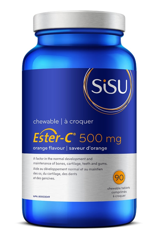 Sisu Ester-C Chewable Orange 500mg 90's