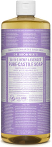 Dr. Bronner Pure Castille Soap All in One Liquid and Bars