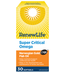 RenewLife Norwegian Gold Super Critical Omega Fish Oil