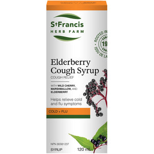 St. Francis Elderberry Cough Syrup Adults and Kids 120ml