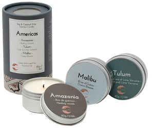 LaLuna Soy and Coconut Wax Candles 80gx3 16 hour burn