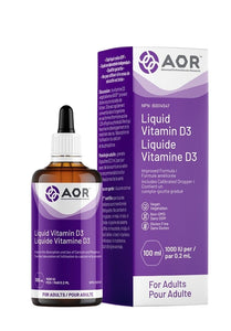 AOR Vegan Vitamin D3 drops 100ml