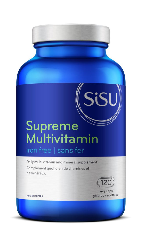 Sisu Supreme Multivitamin Iron Free 120's