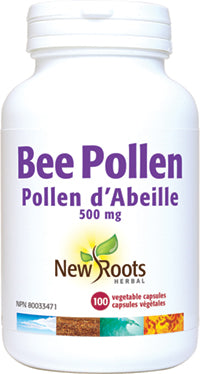 New Roots Bee Pollen 500mg 90's