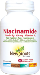 New Roots Niacinamide 500mg 90's