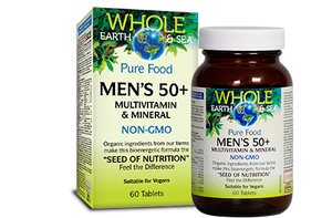 Men's 50+ Multivitamin & Mineral, Whole Earth & Sea®