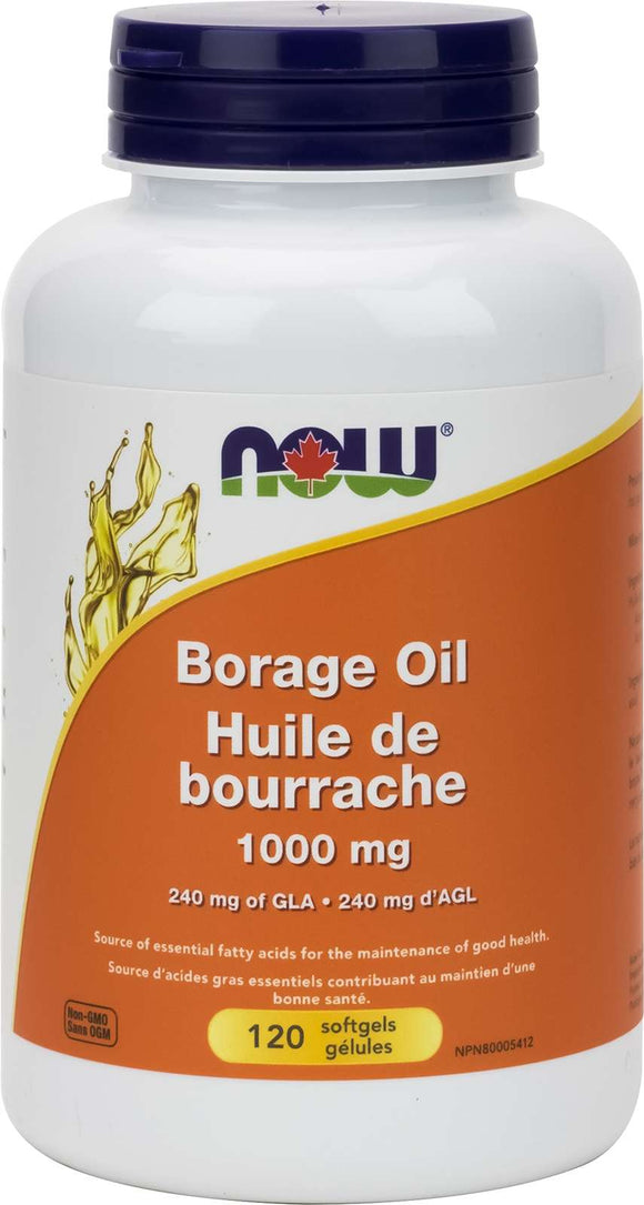 Borage Oil 1000mg (240mg GLA) 120gel