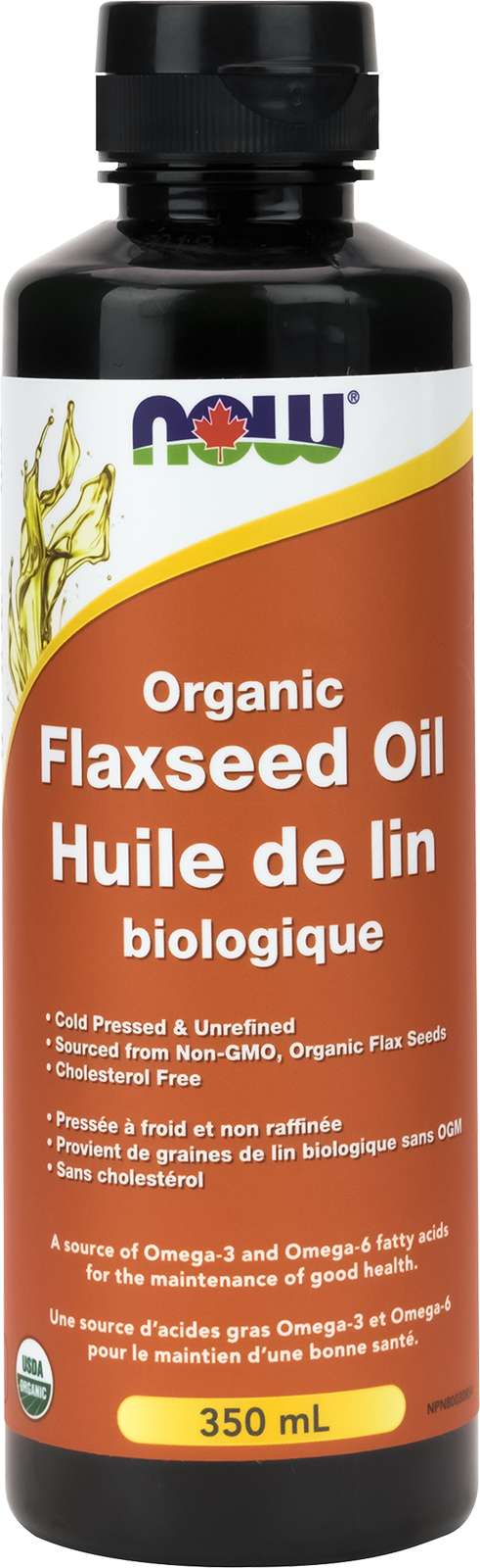 Organic Flax Oil Liquid 350mL