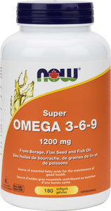 Omega 3-6-9  1200mg (Borage/Flax/Fish) 180gel