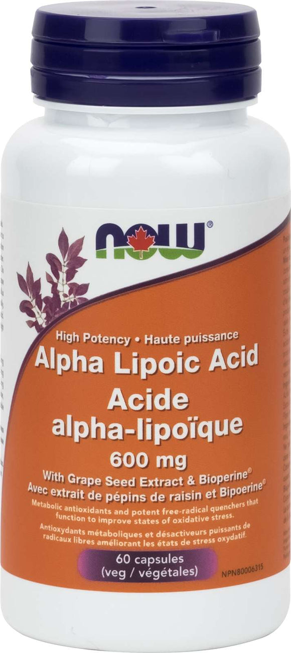 Alpha Lipoic Acid 600mg 60vcap