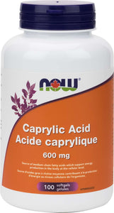 Caprylic Acid 600mg 100gel