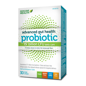 Genuine Health Advanced Gut Health Probiotic 15 billion CFU 30s