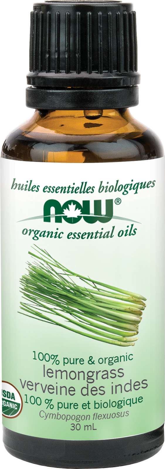 Organic Lemongrass Oil (Cymbopogon flexuosus)30mL