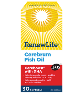 RenewLife Norwegian Gold Cerebrum Omega Fish Oil