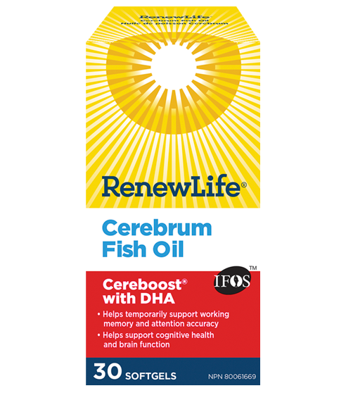 RenewLife Norwegian Gold Cerebrum Omega Fish Oil