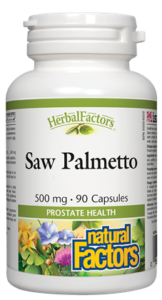 Saw Palmetto, HerbalFactors® 500mg 90's