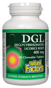 DGL Deglycyrrhizinated Licorice Root 400 mg 90's