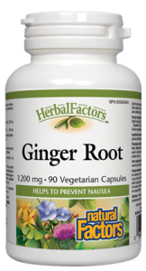 Ginger Root 1200 mg, HerbalFactors® 90's