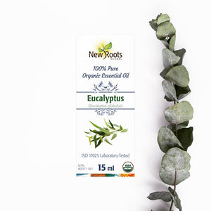 New Roots Organic Eucalyptus Essential Oil 15 mL