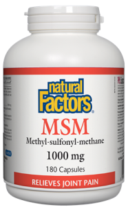 MSM Methyl-sulfonyl-methane 1000 mg 180's