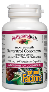 ResveratrolRich® Super Strength Resveratrol Concentrate 500 mg 60's