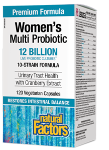 Women's Multi Probiotic with CranRich 12 Billion Live Probiotic Cultures 120's