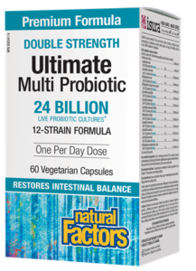 Ultimate Multi Probiotic Double Strength 24 Billion Live Probiotic Cultures 60vcap