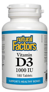 Vitamin D3 1000 IU 180's
