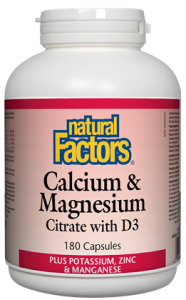 Calcium & Magnesium Citrate with D3 Plus Potassium, Zinc & Manganese 180's