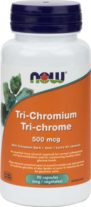 Tri-Chromium 500mcg + Cinn.90vcap