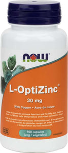 NOW L-Opti Zinc 100 capsules