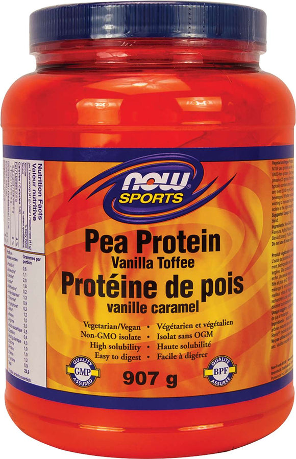 Pea Protein, Non-GMO Vegan, Vanilla Toffee 907g