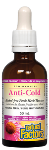 Anti-Cold Alcohol-Free Herb Tincture, Natural Berry ECHINAMIDE®