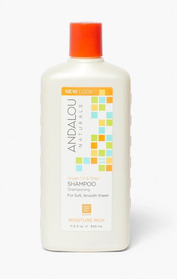 Andalou Argan Oil and Shea Moisture Rich Shampoo and Conditioner