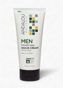 Andalou Natural Men's Shave Cream with CannaCell