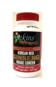 Atkins Korean Red Ginseng 100's