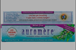 Auromere Ayurvedic Mint Free Herbal Toothpaste