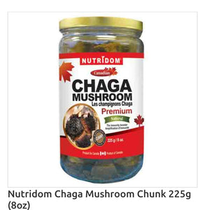 Nutridrom Canadian Chaga Mushroom Chunk 225g