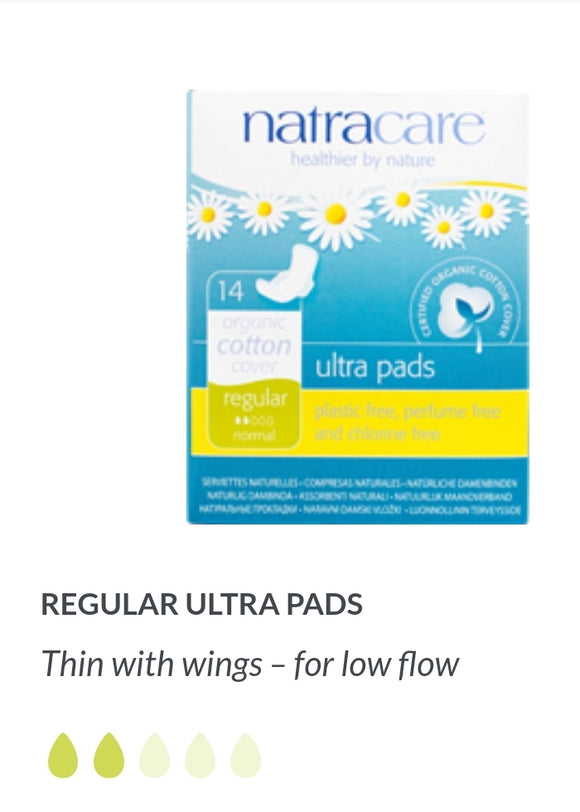Natracare Menstrual Pads Ultra Natural