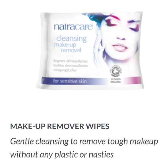 Natracare Organic Makeup Remover Wipes 20ct