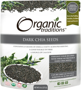 Organic Dark Whole Chia Seeds 454g