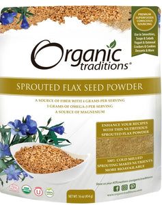 Organic Sprouted Flax Seed Powder 454g