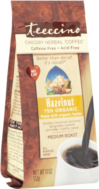 Teecino Chicory Coffee Alternative Herbal  Caffeine-free 300g NEW larger size