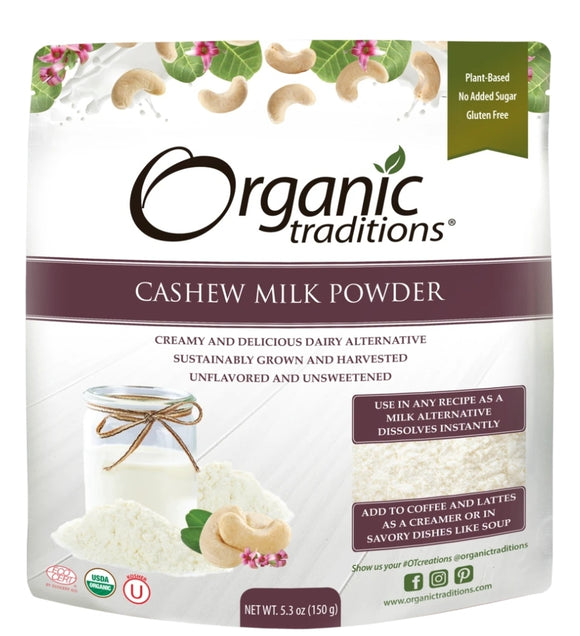 Organic Traditions Cashew Milk Powder 150g