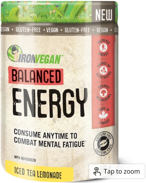 Iron Vegan Energy or Recovery powder 150g