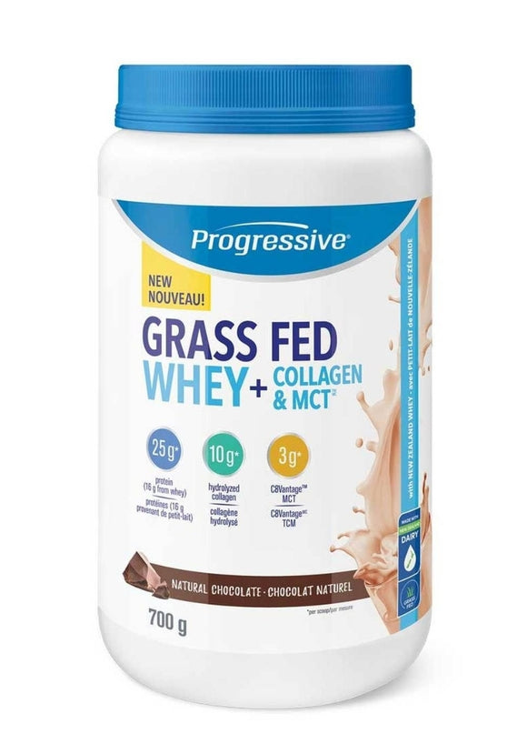 Progressive Grass Fed Whey + Collagen + MCT Oil 700g