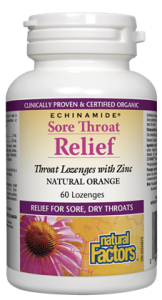Sore Throat Relief, Natural Orange ECHINAMIDE®