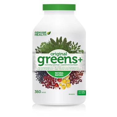 Genuine Health Greens+ 360 capsules